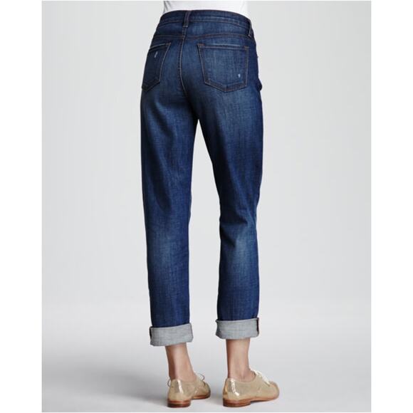 J Brand Jeans Aiden Flintlock Distressed Boyfriend Jeans Size 26/2 - Picture 2 of 12